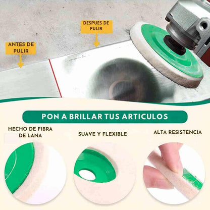 COMPRA 2 LLEVA KIT de 20 Polish Master+ Cera de Pulido Extrabrillante